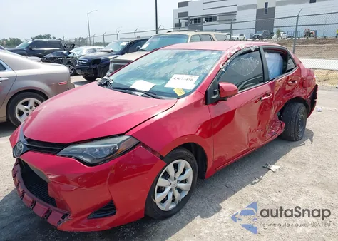 2017 Toyota Corolla Le из США, поврежденный, VIN 5YFBURHE4HP677197